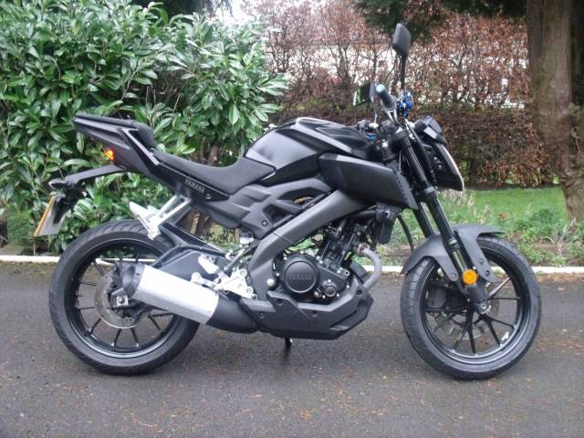Yamaha MT-125 MT 125 ABS Naked Petrol Black